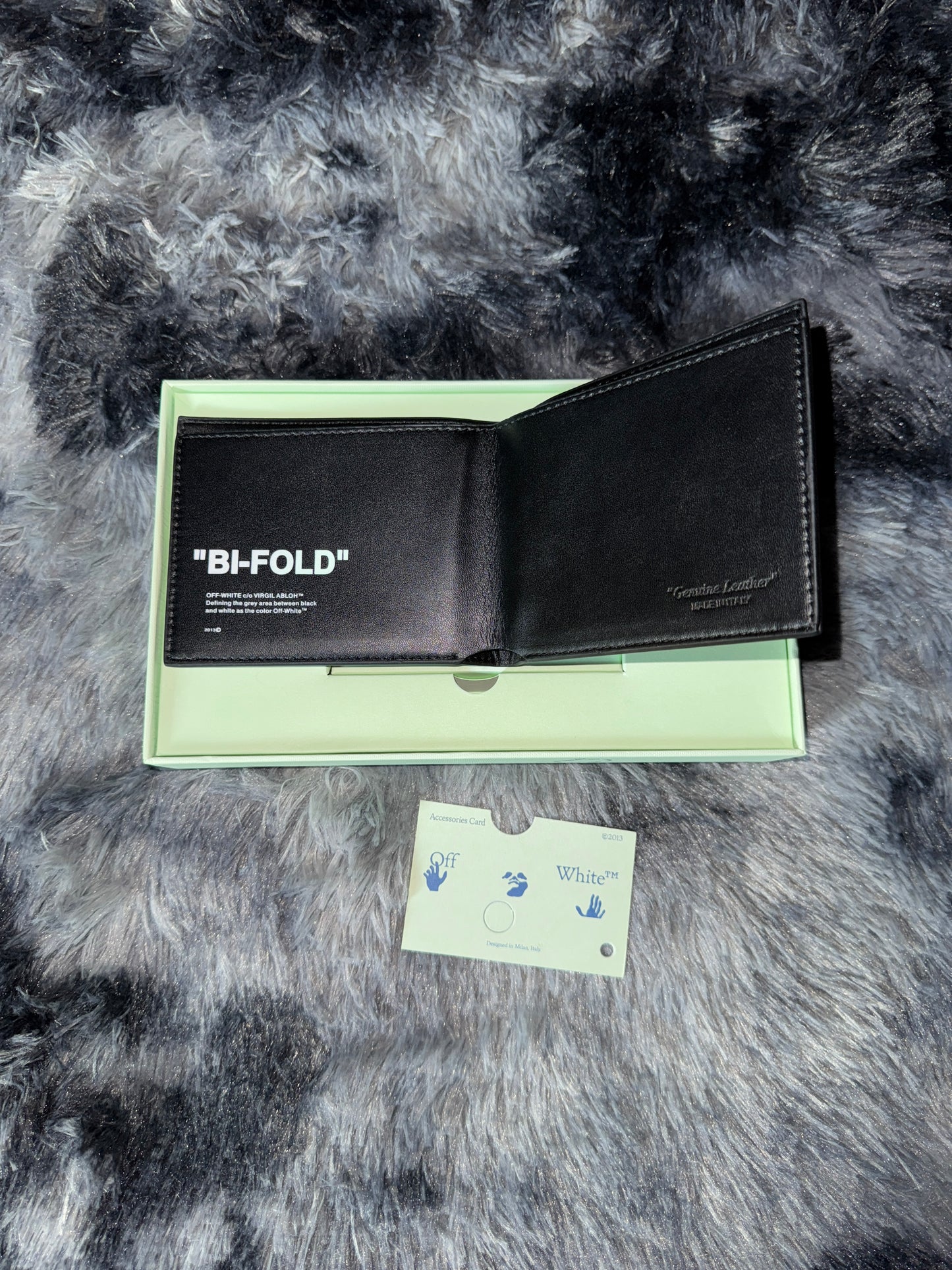 Off-White “BI-FOLD” Wallet - Black