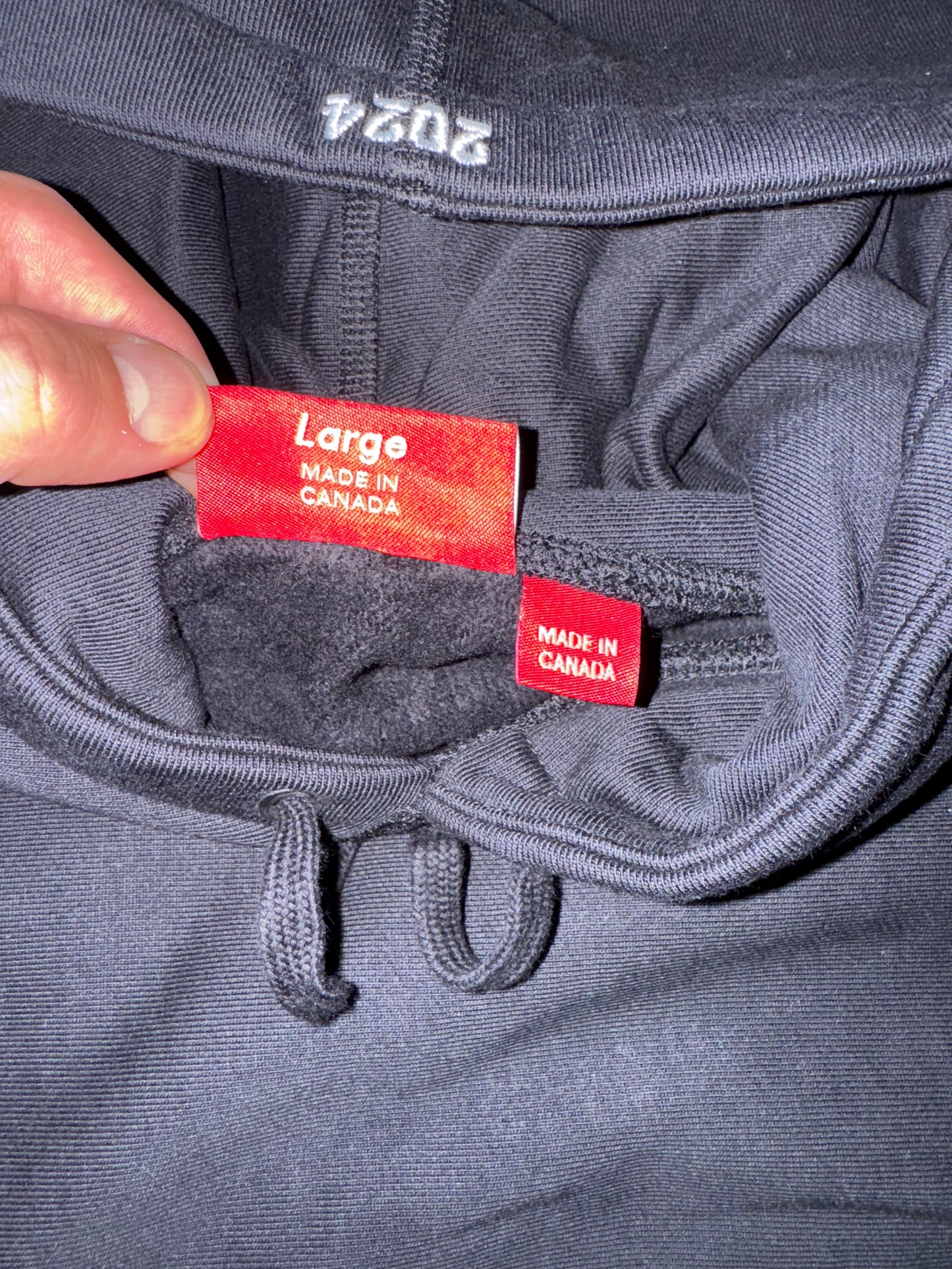 Sudadera Supreme Negra Box Logo (FW24)