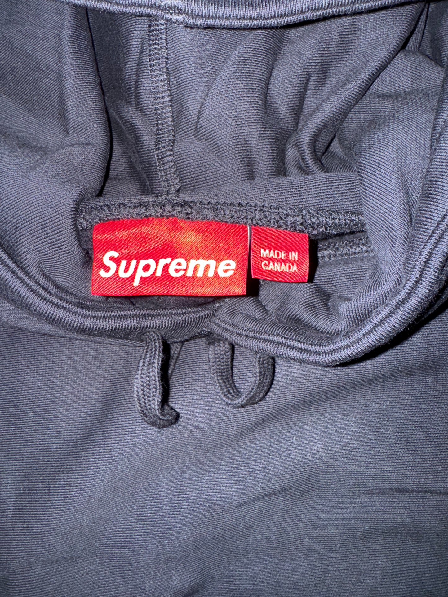 Sudadera Supreme Negra Box Logo (FW24)