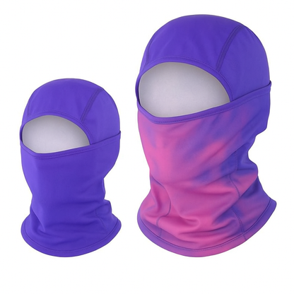 Balaclava Reactiva Morado a Rosa