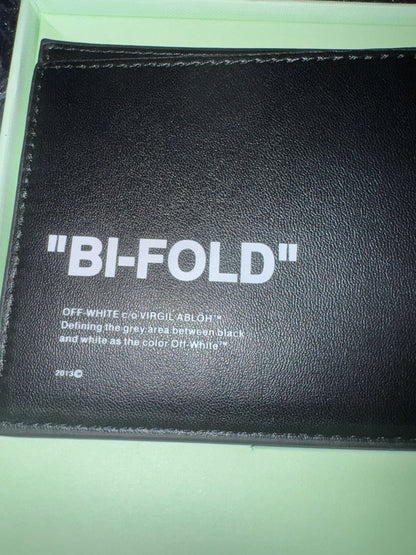 Off-White “BI-FOLD” Wallet - Black