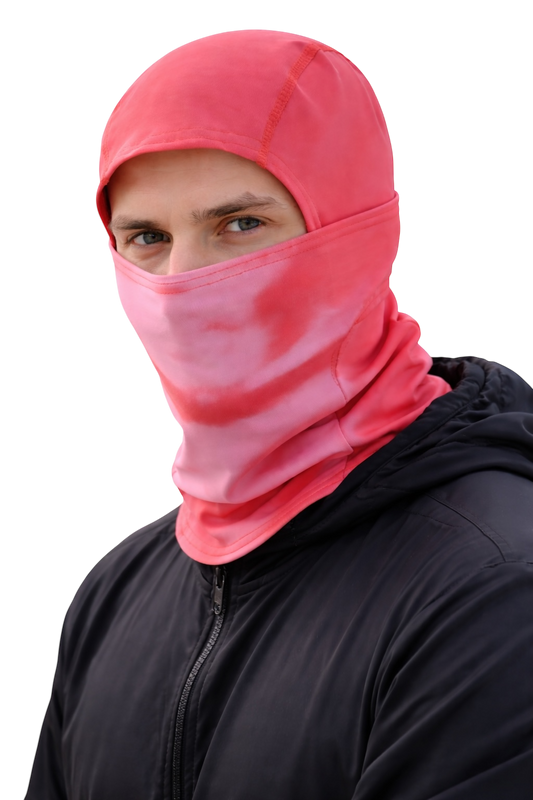Balaclava Heat Reactive Red to Pink